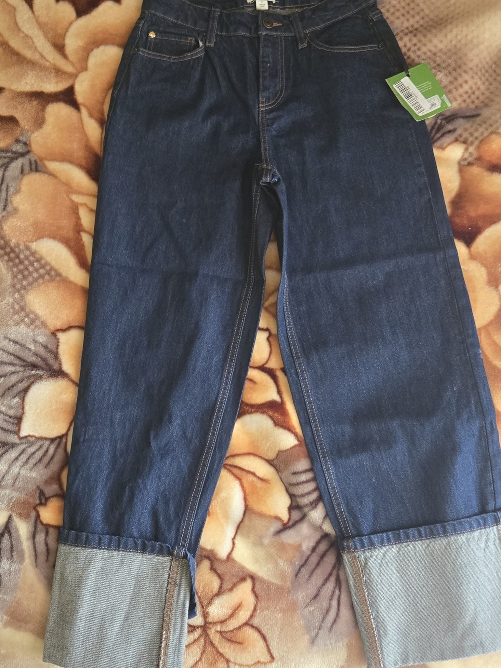 kate spade Dark Blue Cuffed Women's Jeans